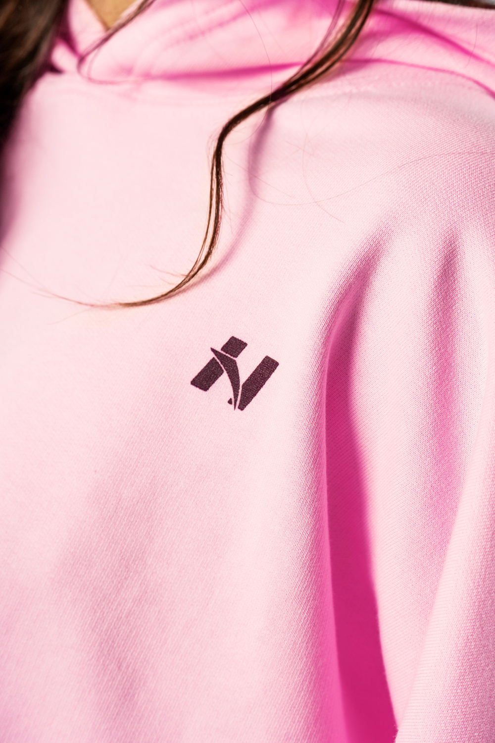 Худи Oversized Hoodie OWN YOUR POWER 433 Розовый