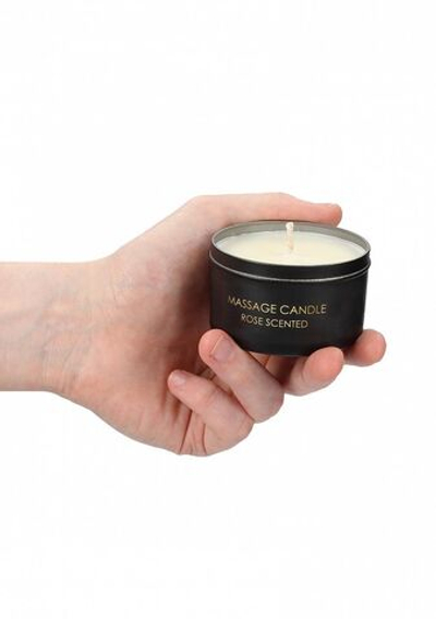 Массажная свеча с ароматом розы Massage Candle Rose Scented - 100 гр.