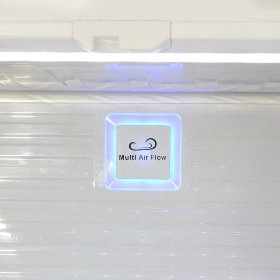 Холодильник Ginzzu NFK-510 White glass