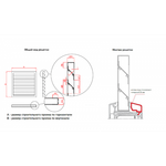 Вентиляционная решетка наружная для фасадов из алюминия HH24