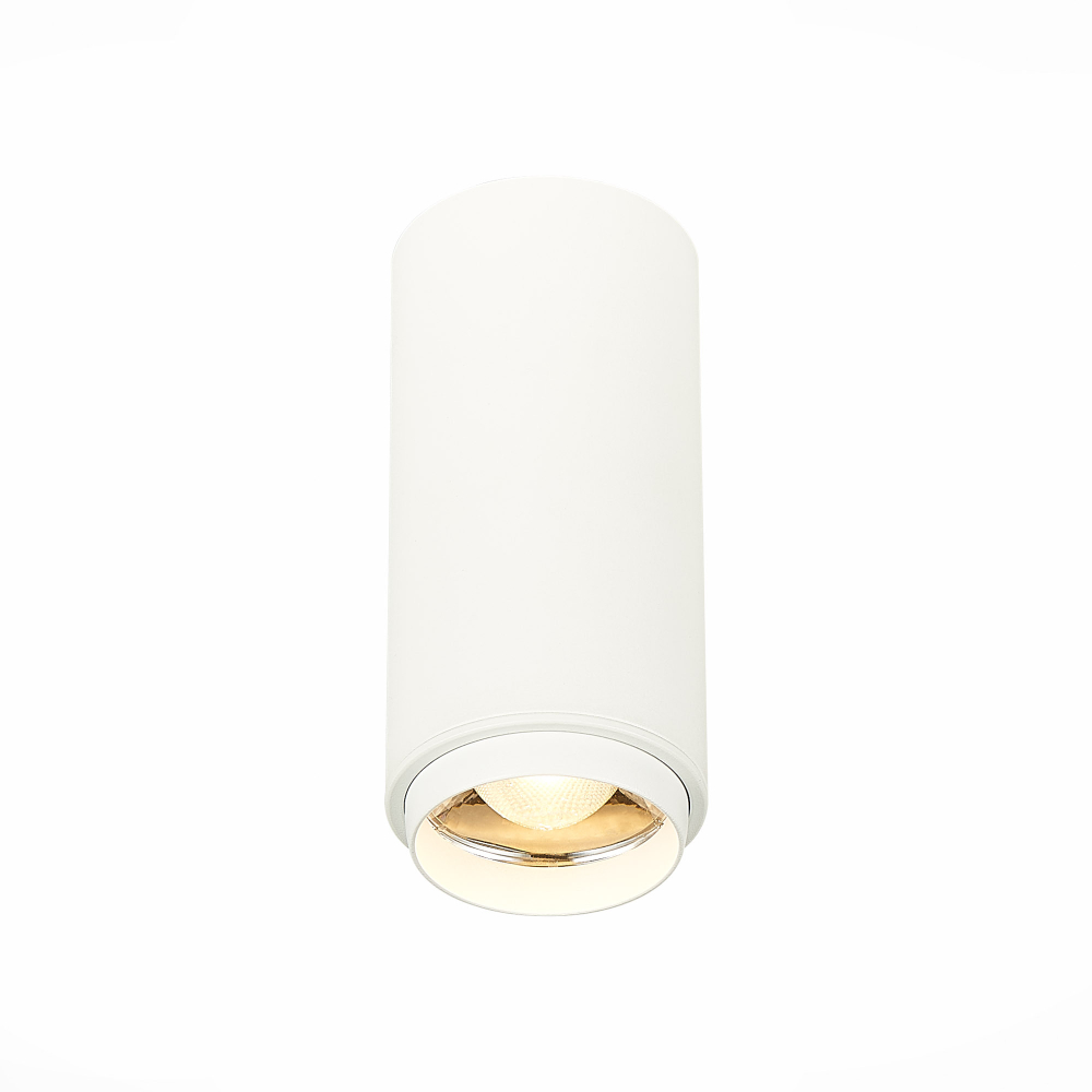 ST600.532.10 Светильник потолочный Zoom Белый LED 1*10W 3000K 1 000Lm Ra&gt;80 15-60° IP20 D59xH130 170-240VV Накладные светильники