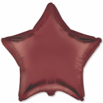 Шар фольгированный Звезда 46 см (Коричневый)