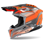 Мотошлем AIROH AVIATOR 3 WAVE ORANGE CHROME