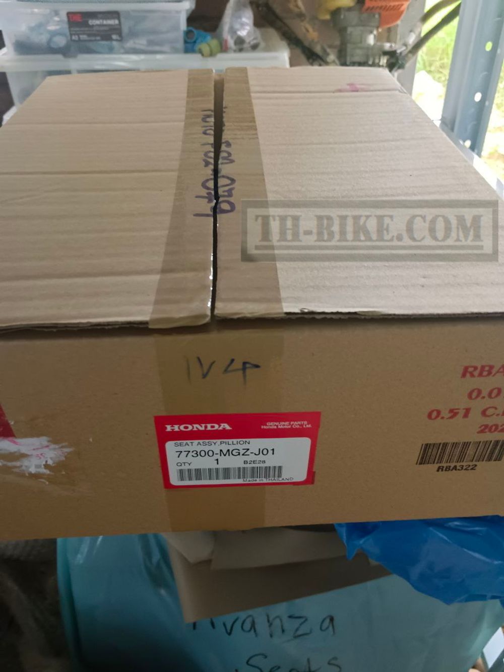 77300-MGZ-J01.  SEAT ASSY., PILLION. Pillion seat Honda CBR500, CB500F 2013-2015