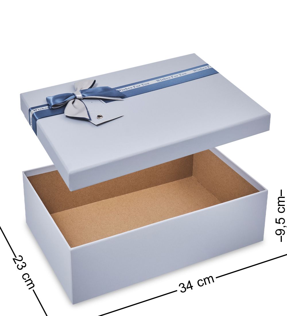WF-181-A Набор коробок из 3 шт, голубовато-серый