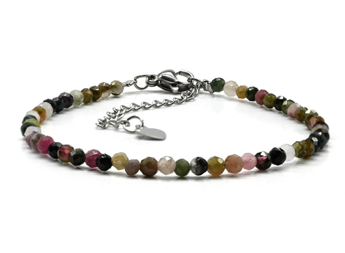 Браслет из турмалина шарик гр. 3 мм., 17 см.