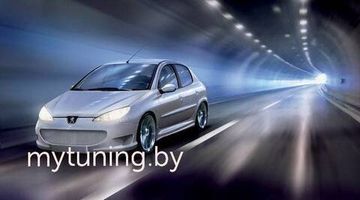 Передний бампер ST-6 Peugeot 206