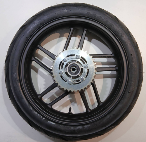 Колесо заднее в сборе с звездой и диском 130/70-17 Motoland R1 300