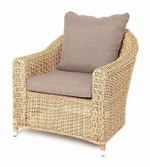"Кон Панна" кресло из искусственного ротанга, цвет соломенный