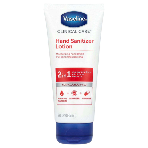 Vaseline, Clinical Care, дезинфицирующий лосьон для рук, 88,5 мл (3 жидк. унц.)
