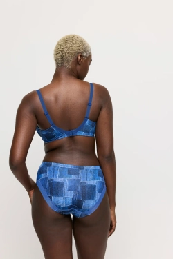 PRIMADONNA TWIST MAUNA Трусы с высокой посадкой, синий