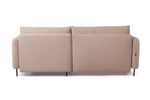Barcelona диван-кровать с шезлонгом, велюр бежевый