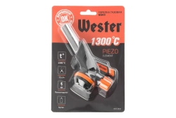 Горелка газовая Wester GG03  на баллон, 1300С, 73г/ч, пьезоподжиг