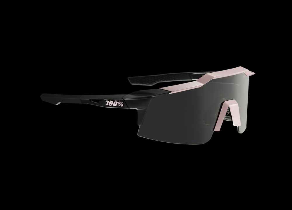 Спортивные очки с диоптриями 100% Speedcraft SL / Soft Tact Desert Pink / Smoke Lens