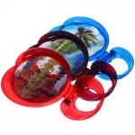 Зеркало настольное «Галантное» круг, подвесное, цвет микс, 16*16см (Стикер на минивл15шт)