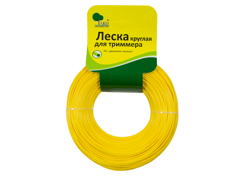Леска для триммера круглая, 3,0ммх15м