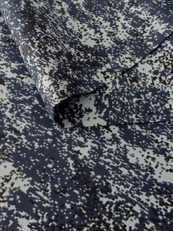 Ткань бязь плательная, рис. "Камуфляж пиксель", ширина 150 см, арт. 272