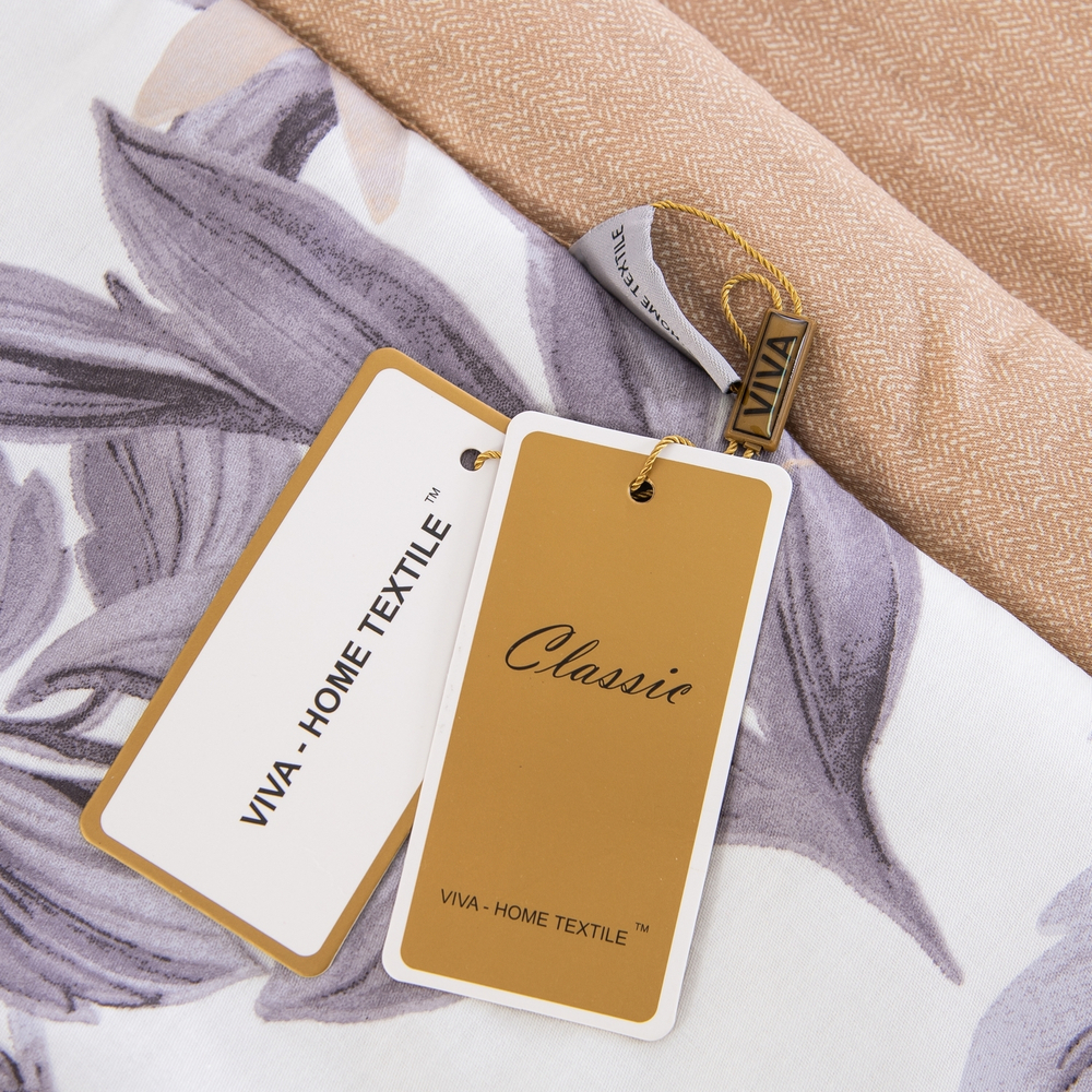 Комплект постельного белья Сатин с Одеялом 100% хлопок на резинке OBR157