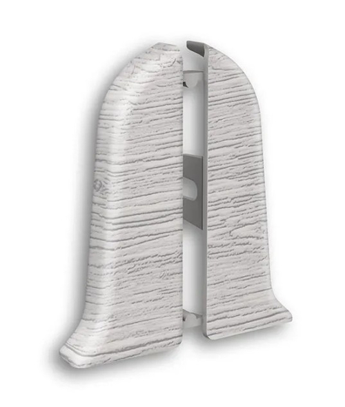 Торцевые (пара) для плинтуса 55мм "Идеал Классик", 432 Дуб платиновый