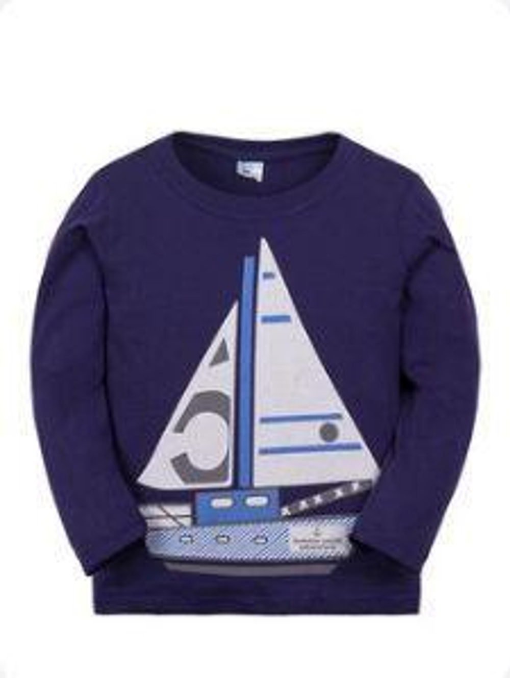 Лонгслив для мальчика Big mouth Синий р.92