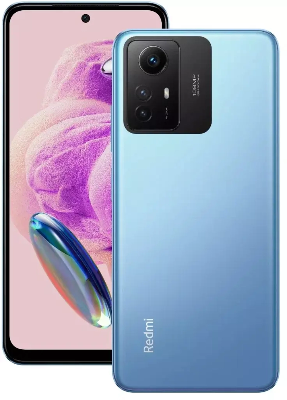 Смартфон Xiaomi Redmi Note 12S 8/256 ГБ RU Ice Blue
