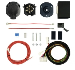 Фаркоп Лидер-Плюс для TOYOTA LAND CRUISER 200 2007-/ LEXUS LX 570 2007-,LX 450d 2015- (C НЕРЖ. ПЛАСТИНОЙ) с электрикой (Smart) и сертифкатом в комплекте арт.(T110-F(N))