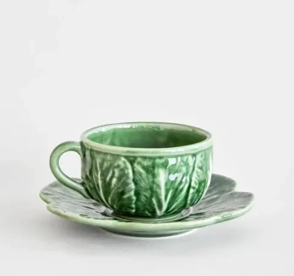 Чайная чашка с блюдцем Cabbage (300 мл)