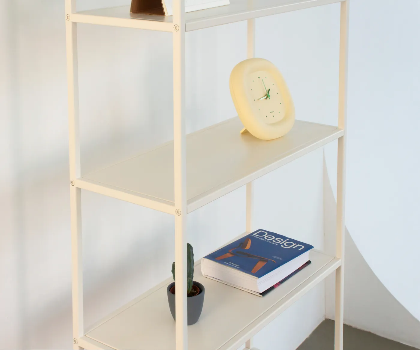 Стеллаж металлический 155х60х25, молочный