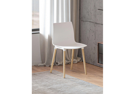 Пластиковый стул Woodville Кобе 2 шт белый