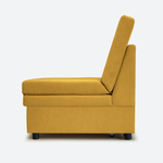 Кресло-кровать "Экономик" 70 см, велюр Dream Yellow