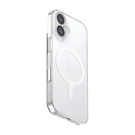 Чехол Uniq AirSuit MagSafe для iPhone 17 Glossy Clear/White (IP6.3(2025)-ASMGCLRW)