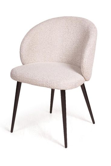 Стул Vito, букле белый / опора конус