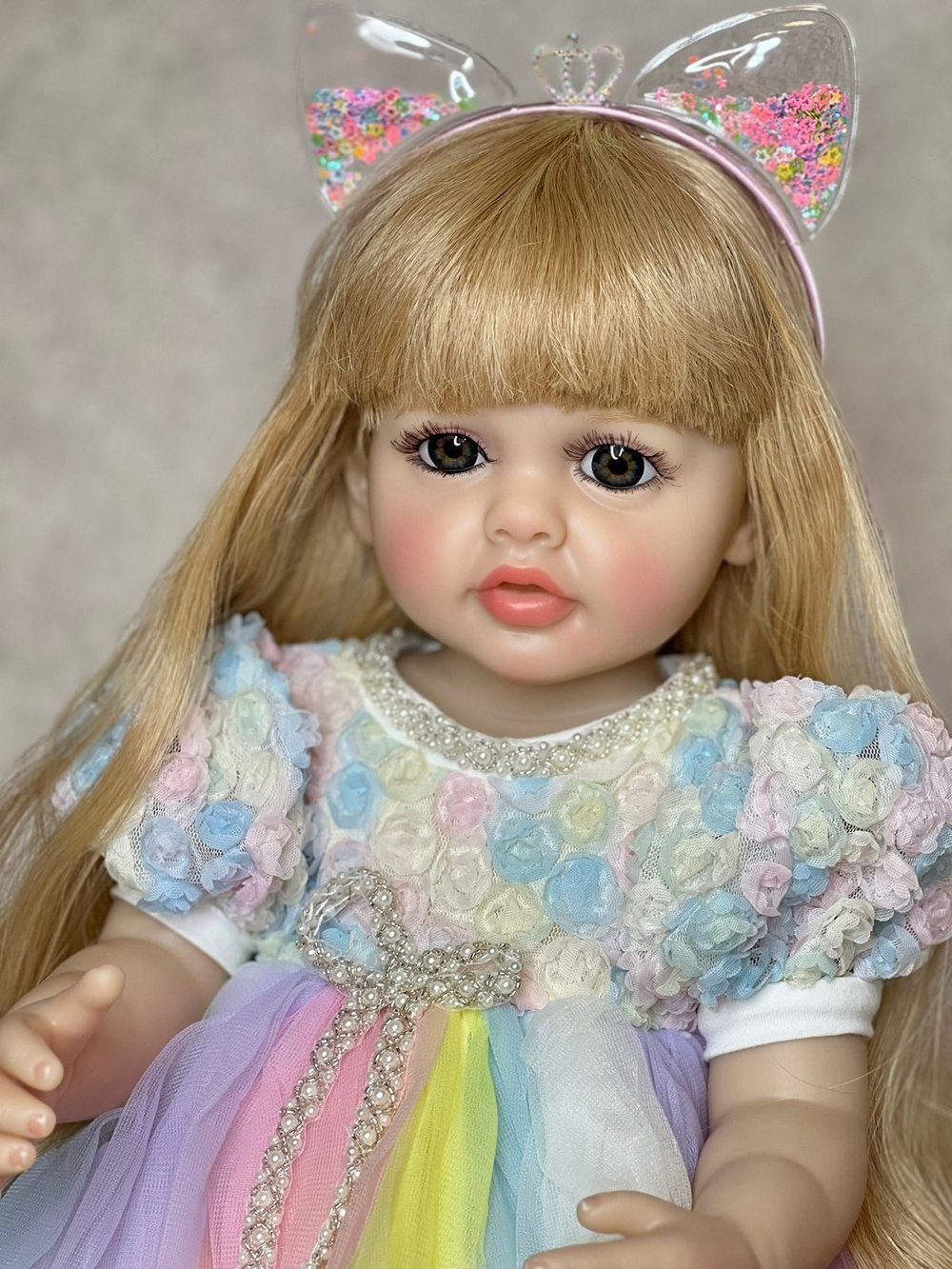 Кукла Реборн виниловая 55см в пакете (FA-542)