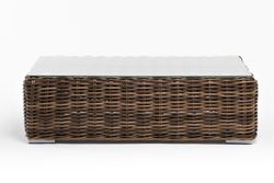 "Палермо" журнальный столик из искусственного ротанга, цвет соломенный
