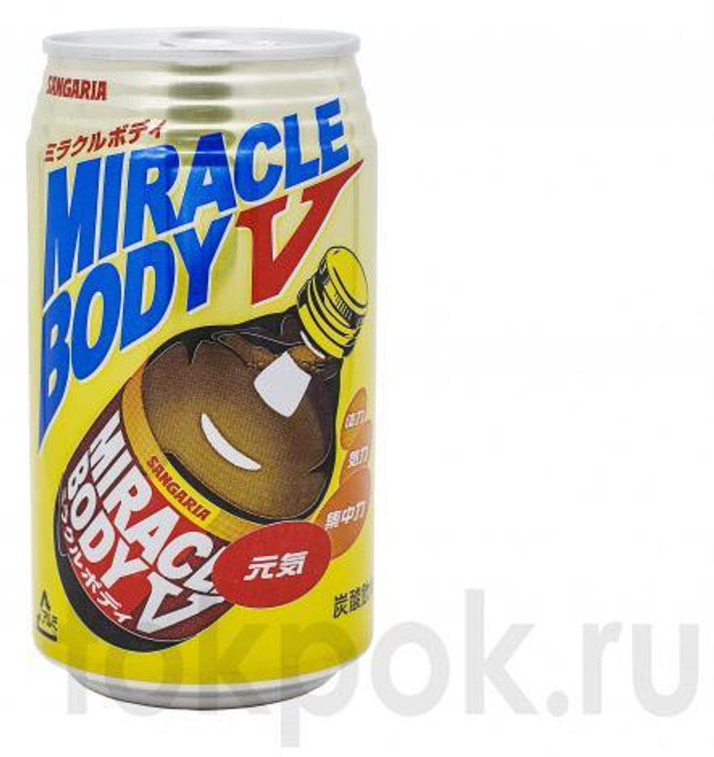 Энергетический б/а напиток Sangaria Miracle body V, 350 мл