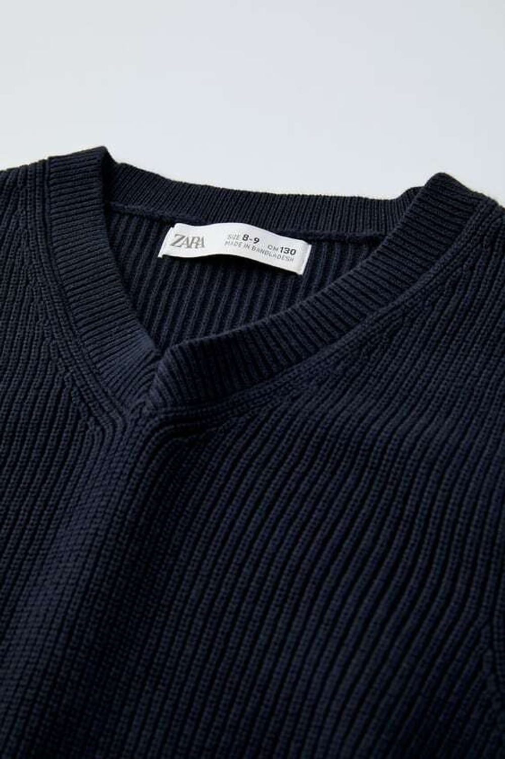 ZARA ЖИЛЕТ ПЛАТОЧНОЙ ВЯЗКИ, МОРСКОЙ СИНИЙ