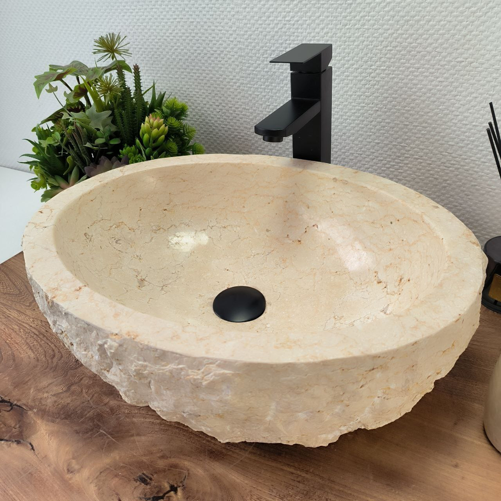 Раковина из мрамора Erozy Cream EM-63033 51*40*15 108