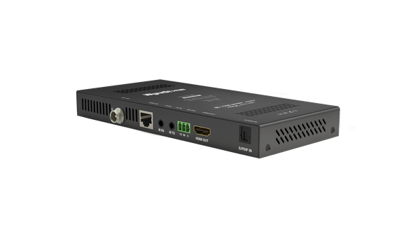 Wyrestorm EX-35-H2-ARC - комплект из HDBaseT приемника и передатчика HDMI 2.0,  ИК и RS-232, 1080р до 70 м, поддержка 4K@60 4:4:4 (35 м), HDCP2.2, PoH, ARC. Toslink и 3-пин аудио выходы.