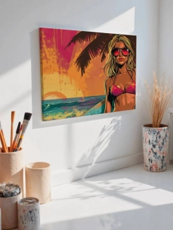 Картина на стену 40 X 50 Девушка гта