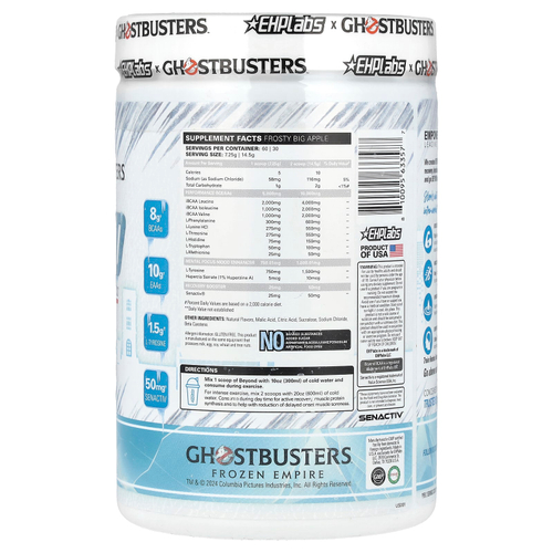 EHPlabs, Ghostbusters, Beyond, BCAA-EAA, большое морозное яблоко, 435 г (15,33 унции)