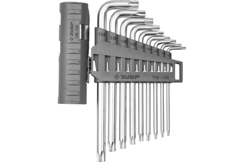 Набор имбусовых длинных ключей ЗУБР 9 шт. 2745-4-1_z01