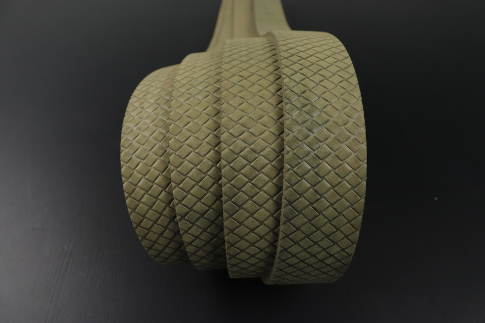 Ременная заготовка Шелк Зеленая + Плита Симметрия