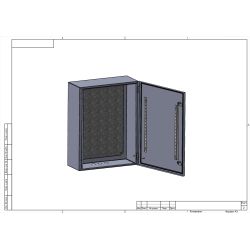 Корпус металлический ЭРА OPTIMA ЩМП-65.50.22 (650х500х220) IP54 У2 серый | Корпуса металлические с монтажной панелью