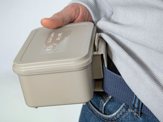 Коробка рыболовная для наживки с крышкой термо Meiho BAIT COOLER 203 142х116х73