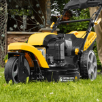 Бензиновая газонокосилка GLT-460SP-T, Trike 149 см3, 46 см, привод, панель, 60л Denzel