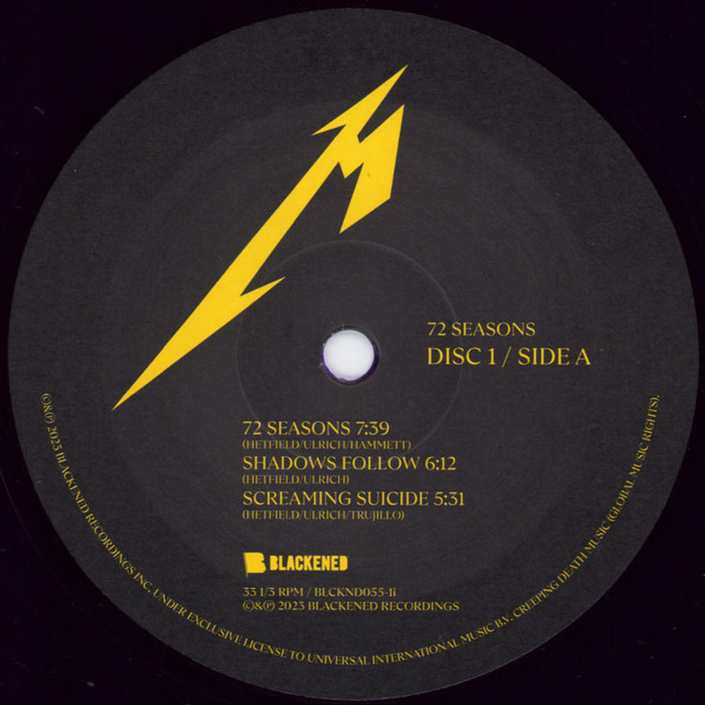 Metallica / 72 Seasons (Coloured Vinyl)(2LP)