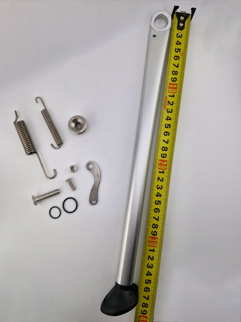 Подножка для мотоцикла эндуро боковая, стояночная, алюминиевая с комплектом крепежа