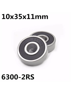 + - Подшипник передней оси 6300 2RS мопеда Alpha, Delta комп. 2шт