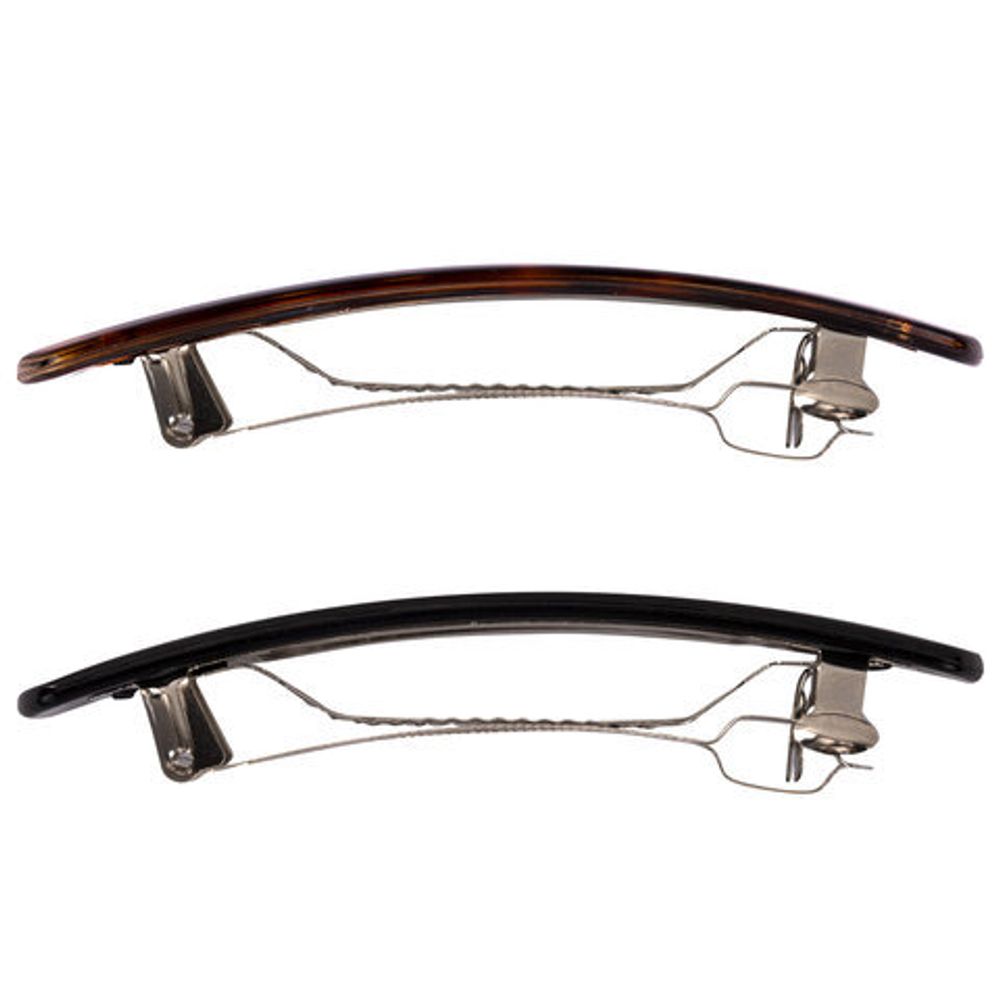 Заколка для волос 8,5 см, автомат, глянцевый, АССОРТИ, MONTE VITA, 457086