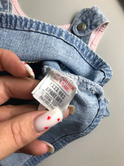 Сарафан с милой аппликацией на 6 месяцев